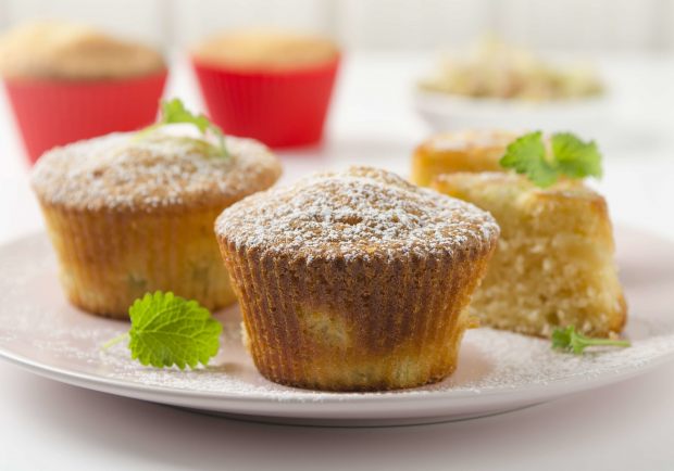 Rhabarbermuffins Rezept