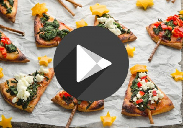 Video - Pizza-Weihnachtsbäume